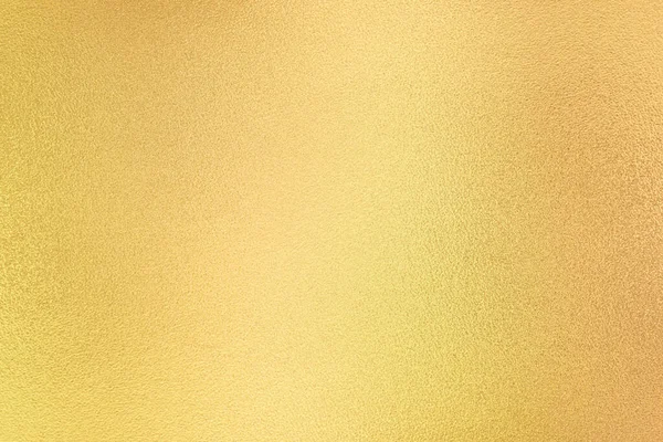 Fundo Textura Parede Ouro Amarelo Brilhante Pintura Folha Ouro Superfície — Fotografia de Stock