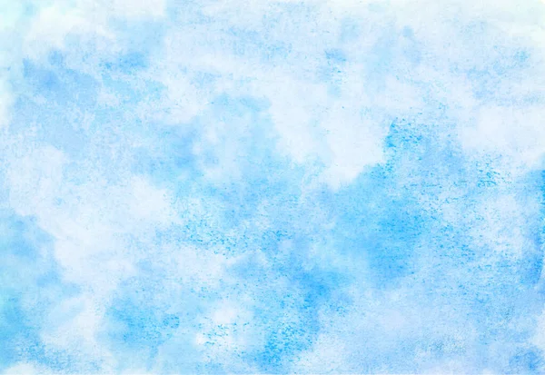Abstrait Fond Bleu Aquarelle Illustration Art Abstrait Bleu Couleur Texture — Photo