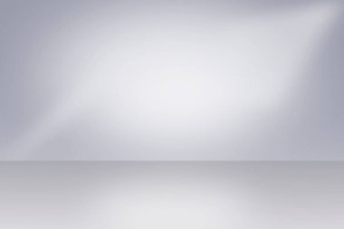 Soyut gri stüdyo gradyan duvarı ve zemin arkaplan boş oda ürün gösterimi, sahne, şablon grafik yaratıcı, pürüzsüz arkaplan dokusu duvar kağıdı, stüdyo kaplaması için spot ışığı
