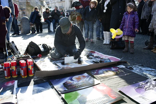 Street Artist — Stock Photo, Image