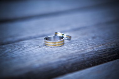 Evlilik yüzükleri.