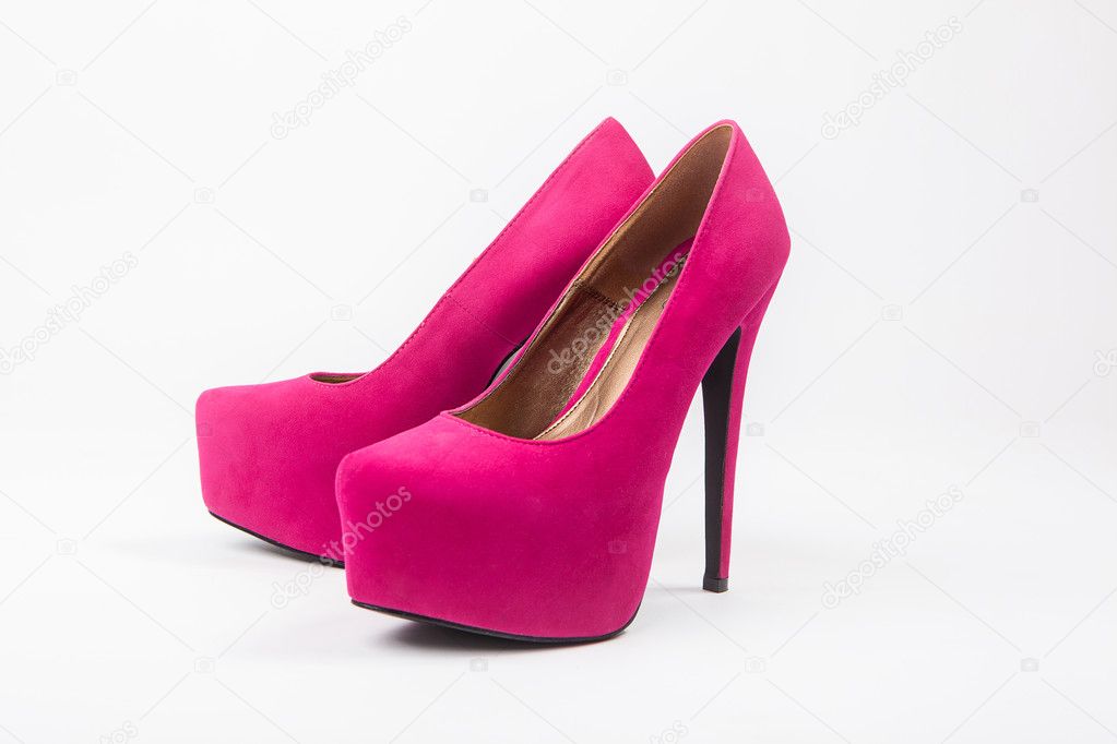 red woman luxury shoes, high heels