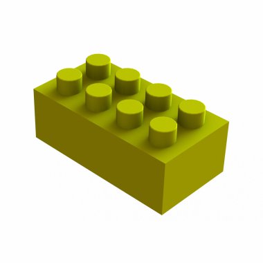 Sarı lego küp