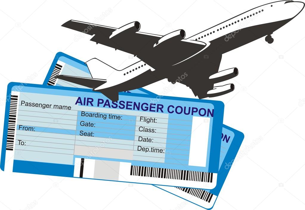 Two boarding coupons