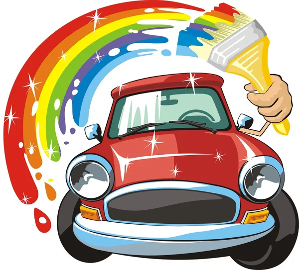 Car paint — Stock Vector