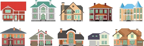 Houses set — Stock Vector