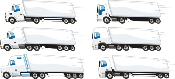 Ensemble de camions — Image vectorielle