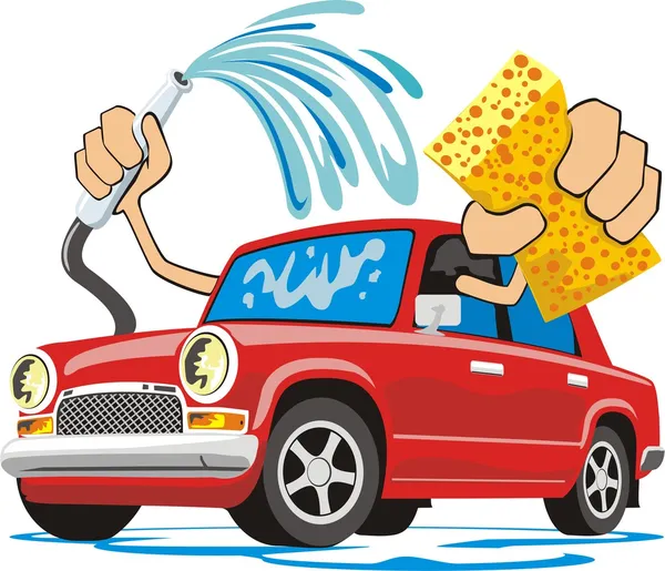 Car wash — Stock Vector