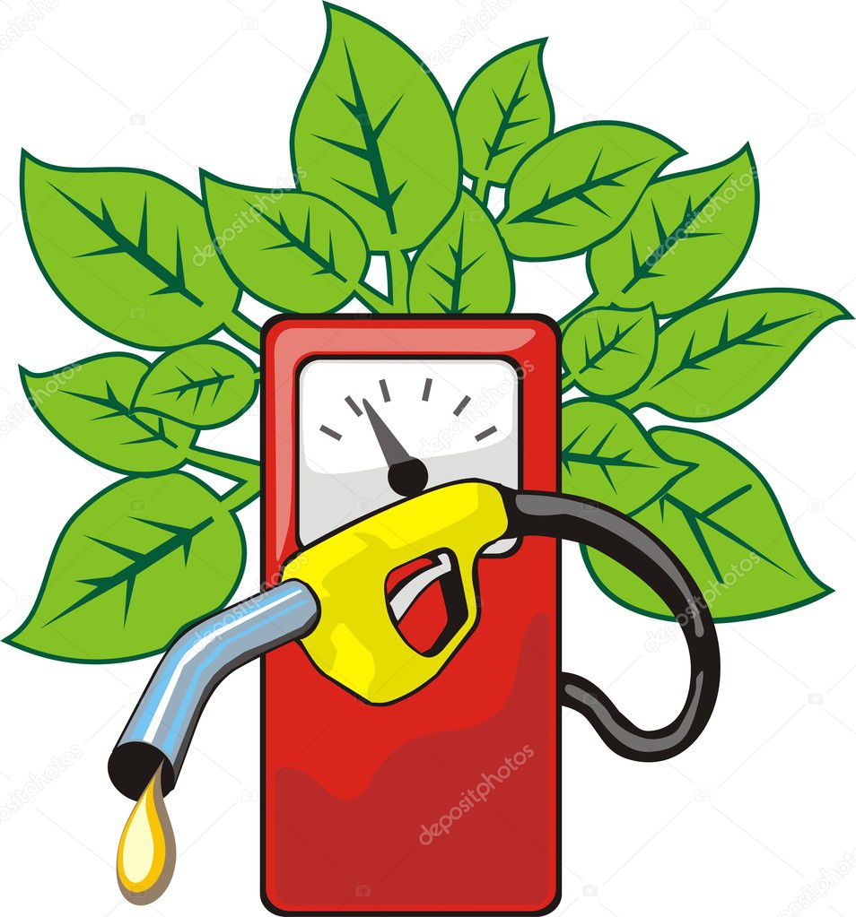 Ecology clean fuel — Stock Vector © kokandr 38244387