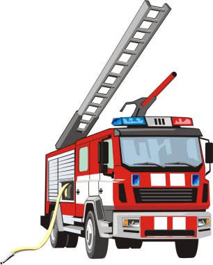 truckr yangın ile mücadele için