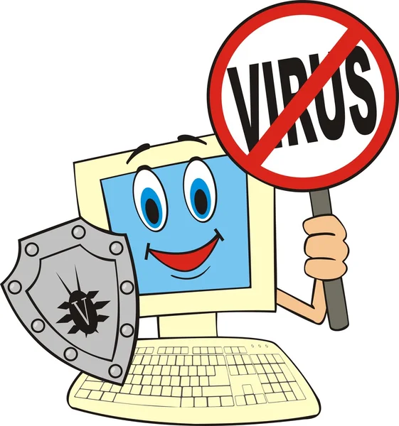 Anti virus — Image vectorielle