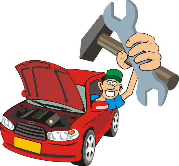 Car fix — Stock Vector