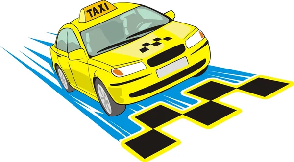 Taxi — Stockvector