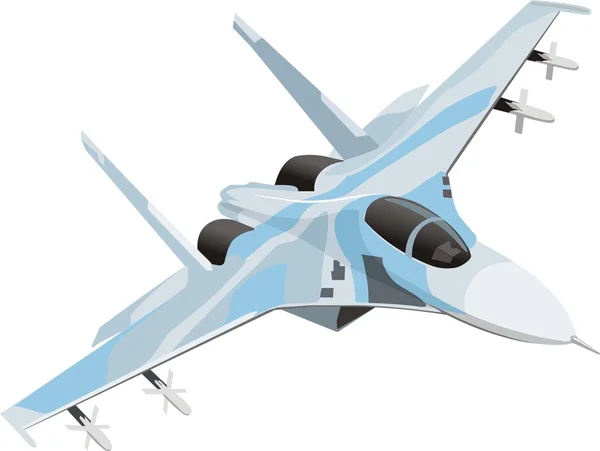 Avion de combat — Image vectorielle