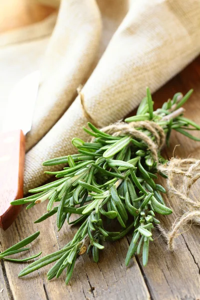 Organic bunch of fresh rosemary on the table — Stock Photo, Image
