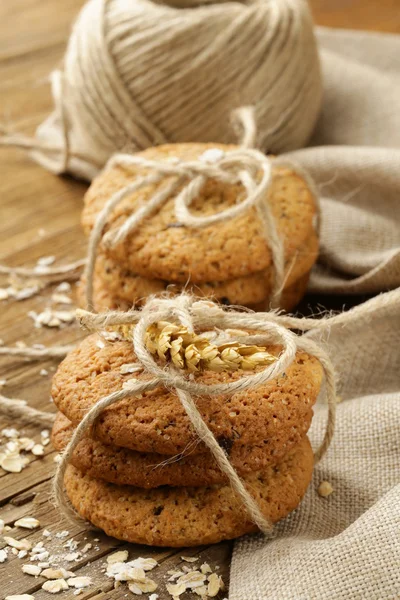 Natural homemade oatmeal cookies — Stock Photo, Image