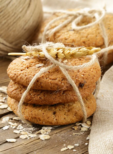 Biscuits à l'avoine maison naturels — Photo