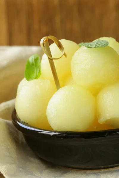 Fruit salad of melon — Stock Photo, Image