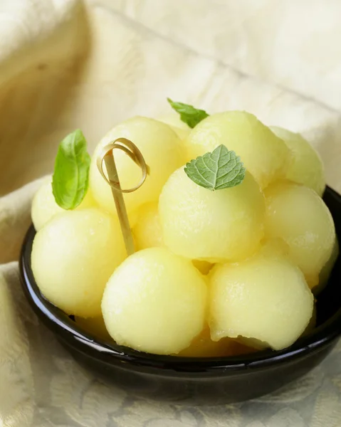 Obstsalat mit Melone — Stockfoto