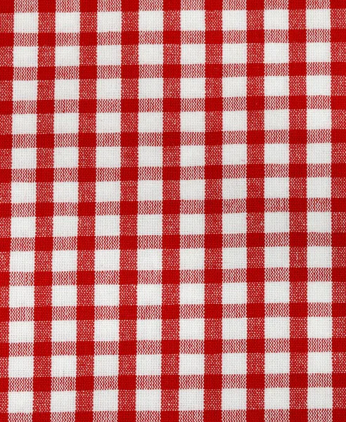 Kitchen towel in the red checkered - use as a background — Stock Photo, Image