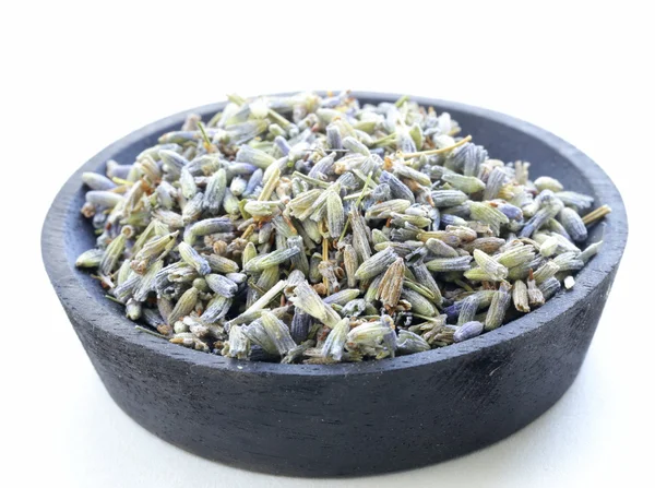 Fragrant violet lavender dried condiment — Stock Photo, Image