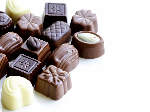 맛 있는 미식 초콜릿 사탕 달콤한 선물 — 스톡 사진