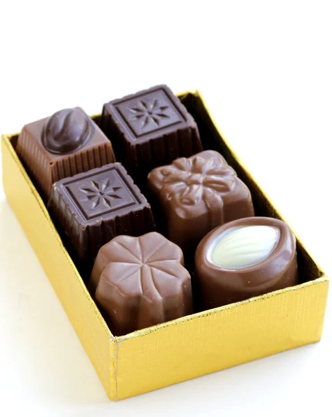 Νόστιμη γκουρμέ σοκολάτα καραμέλα γλυκό δώρο — Φωτογραφία Αρχείου