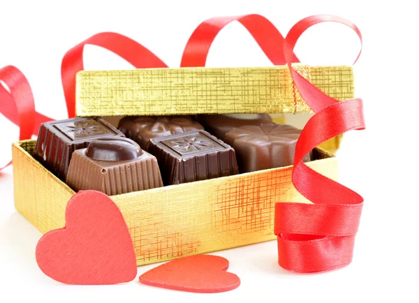 Delicious gourmet chocolate candy sweet present — Stock Photo, Image