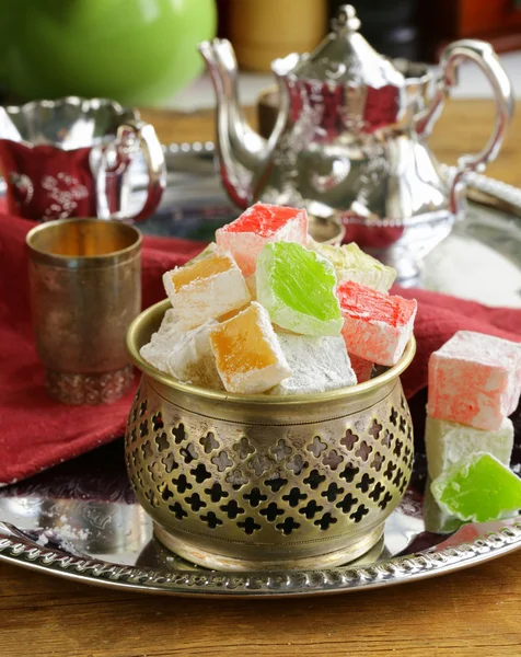 Turkiska glädje dessert — Stockfoto