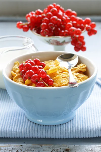 Desayuno saludable maíz granola —  Fotos de Stock