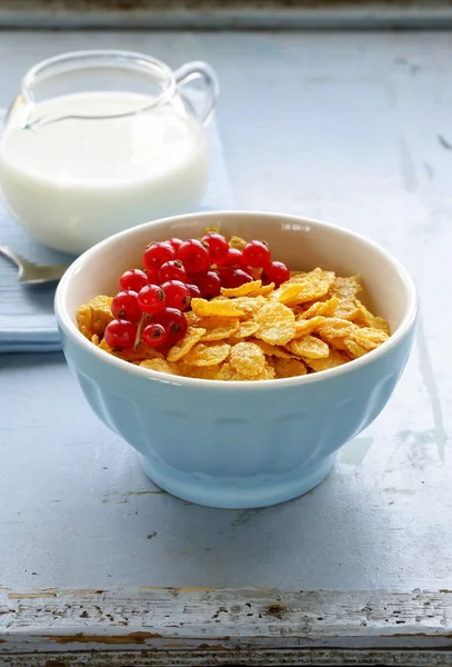 Desayuno saludable maíz granola —  Fotos de Stock