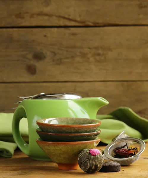 Na tradycyjną herbatę do picia — Zdjęcie stockowe