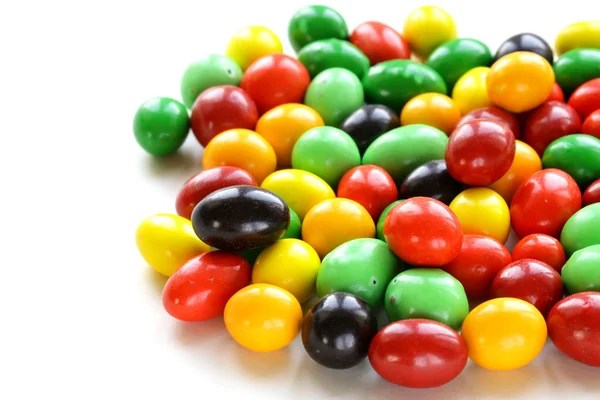 五颜六色的糖果 （红色、 绿色、 黄色) — 图库照片