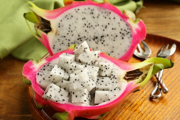 Ripe sweet tropical dragon fruit — Stock Photo, Image