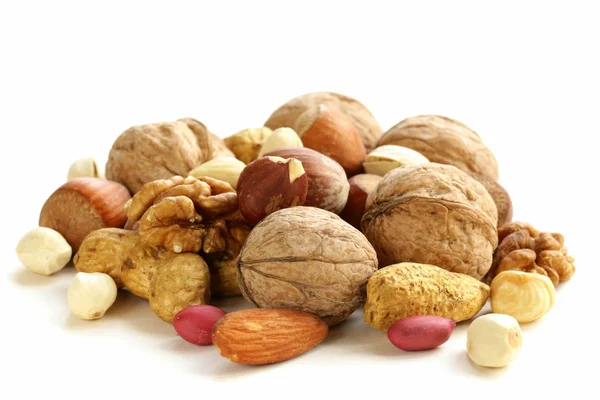 Sortiment av olika nötter — Stockfoto