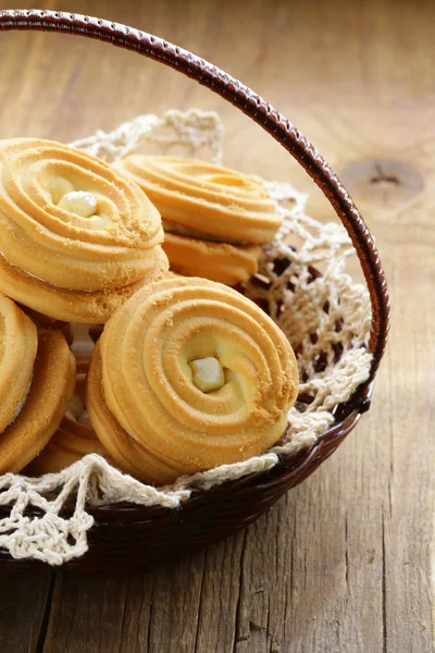 Galleta casera de la pastelería corta —  Fotos de Stock