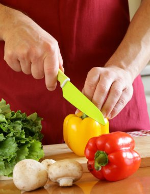 el adam aşçı yemek sebze salata