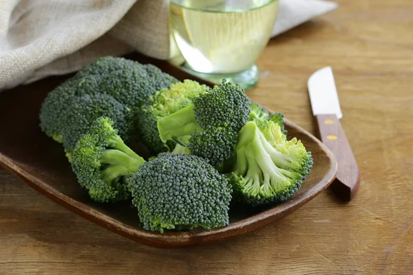 Broccoli verde proaspăt — Fotografie, imagine de stoc