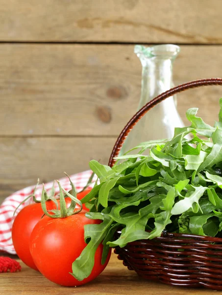 Large bunch of arugula green salad — Stock Photo, Image