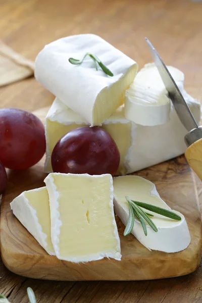 Zachte kaas met een witte schimmel — Stockfoto