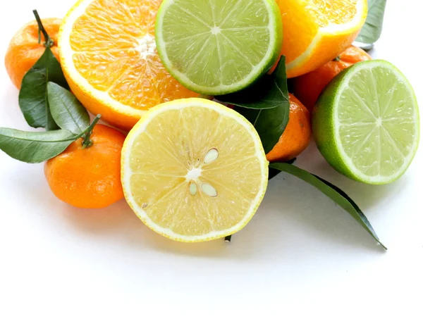 Different types of citrus fruits — Stock Photo, Image