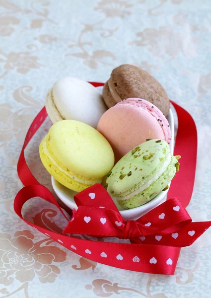 Different colorful macaroons — Stock Photo, Image