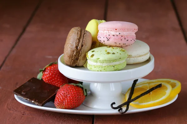 Macaron colorati diversi — Foto Stock