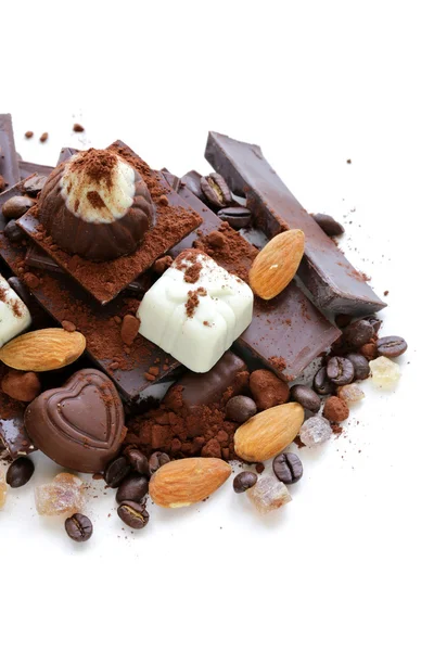 Çikolata ve şekerleme çeşitleri — Stok fotoğraf