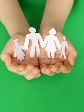 holding kağıt insan aile çocuk eller