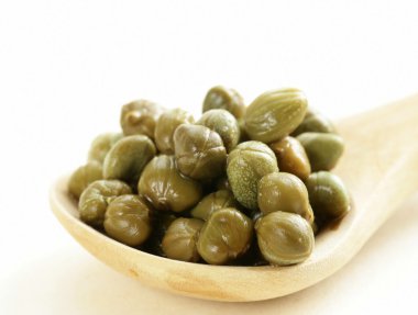 tahta kaşık, Kapari turşusu gurme yeşil