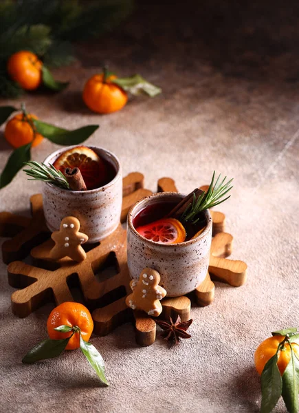 Natürliche Bio Drink Punsch Weihnachten — Stockfoto