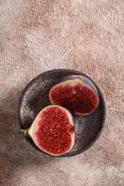 Fresh Organic Fruit Figs Table — Stock Photo, Image