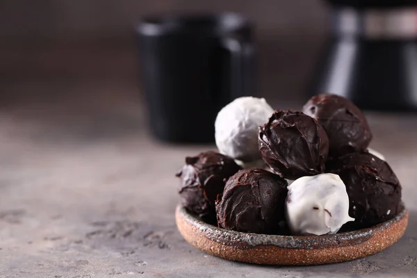 Chocolate Truffle Candy Dessert Sweetness — Stock Photo, Image