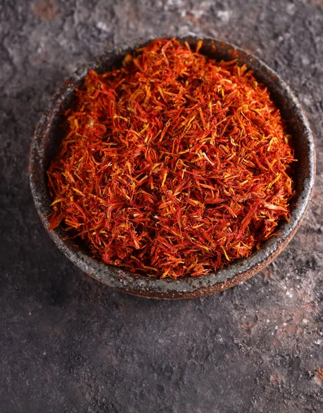 Spices Organic Natural Saffron Seasoning Food — Stockfoto